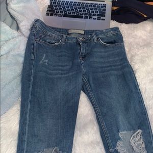 top shop ripped jeans